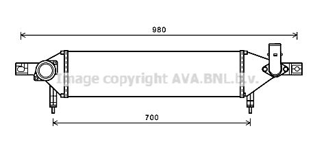 AVA QUALITY COOLING Интеркулер DN4409